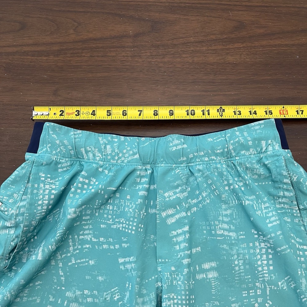 LULULEMON Mens Shorts Large Teal Green License To Train 9" Linerless New Style - Picture 9 of 11